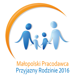logotyp konkursu Małopolski Przedsiebiorca Przyjazny Rodzinie