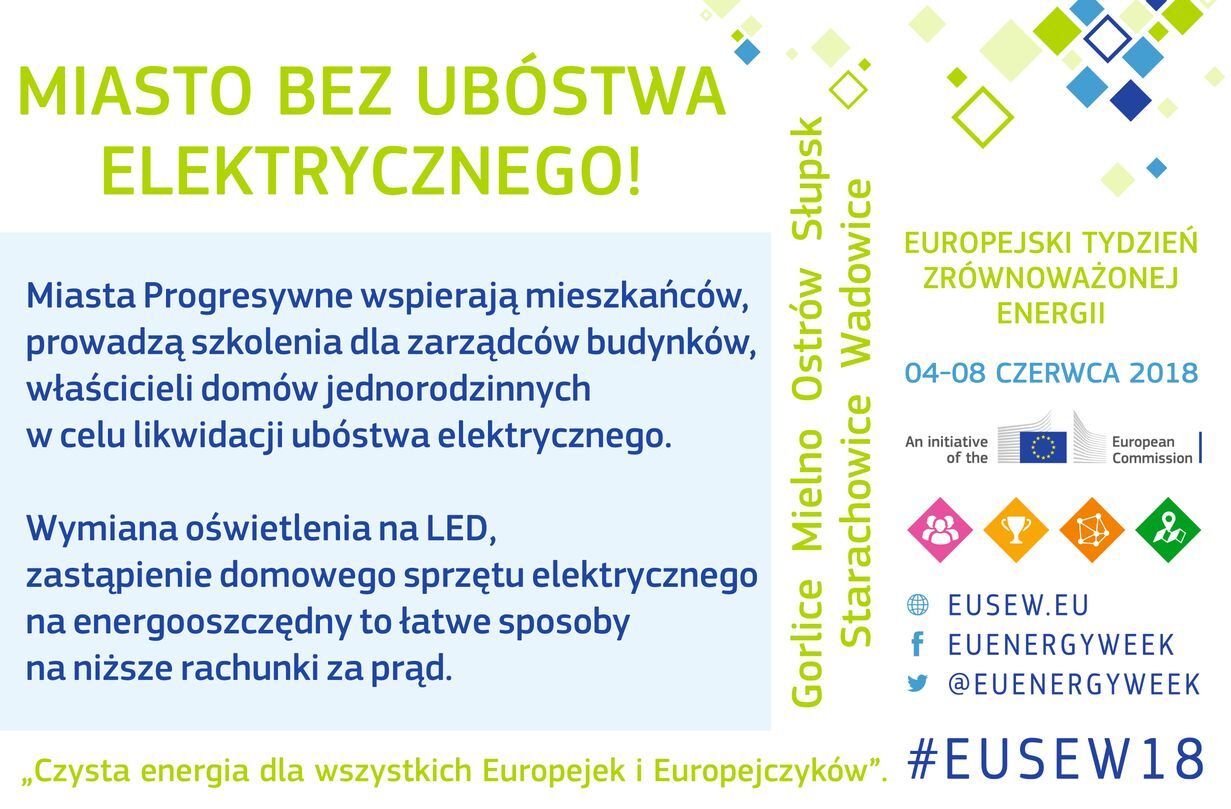 MEM1.2 - Gmina Wadowice bierze udział w Europejskim Tygodniu Zrównoważonej Energii