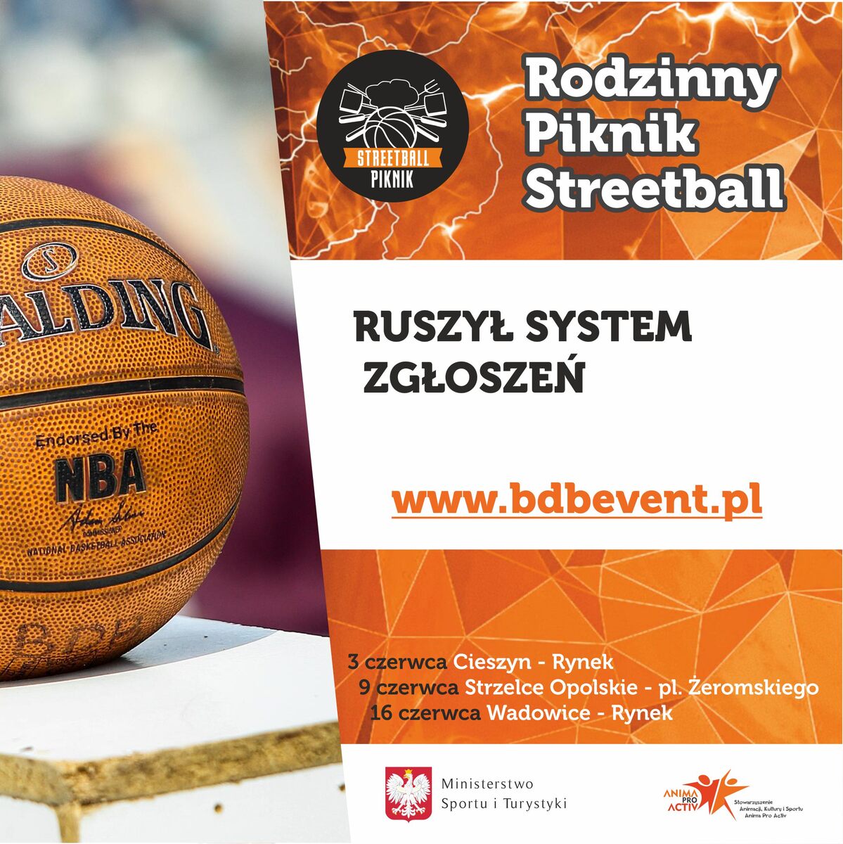 2018 Piknik Streetball fanpage ruszyl system zgloszen - Rodzinny Piknik Streetball 2018 – czyli gra i zabawa dla całej rodziny