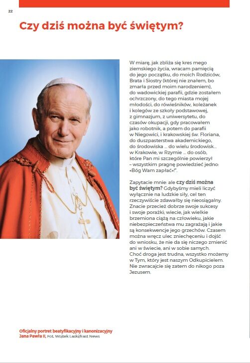 Habemus Papam 2018 srodek - 40. rocznica pontyfikatu Jana Pawła II – nowe wydawnictwo Gminy Wadowice