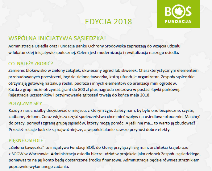 2018 03 19 115109 - Zachęcamy do udziału w projekcie  "Zielona Ławeczka"