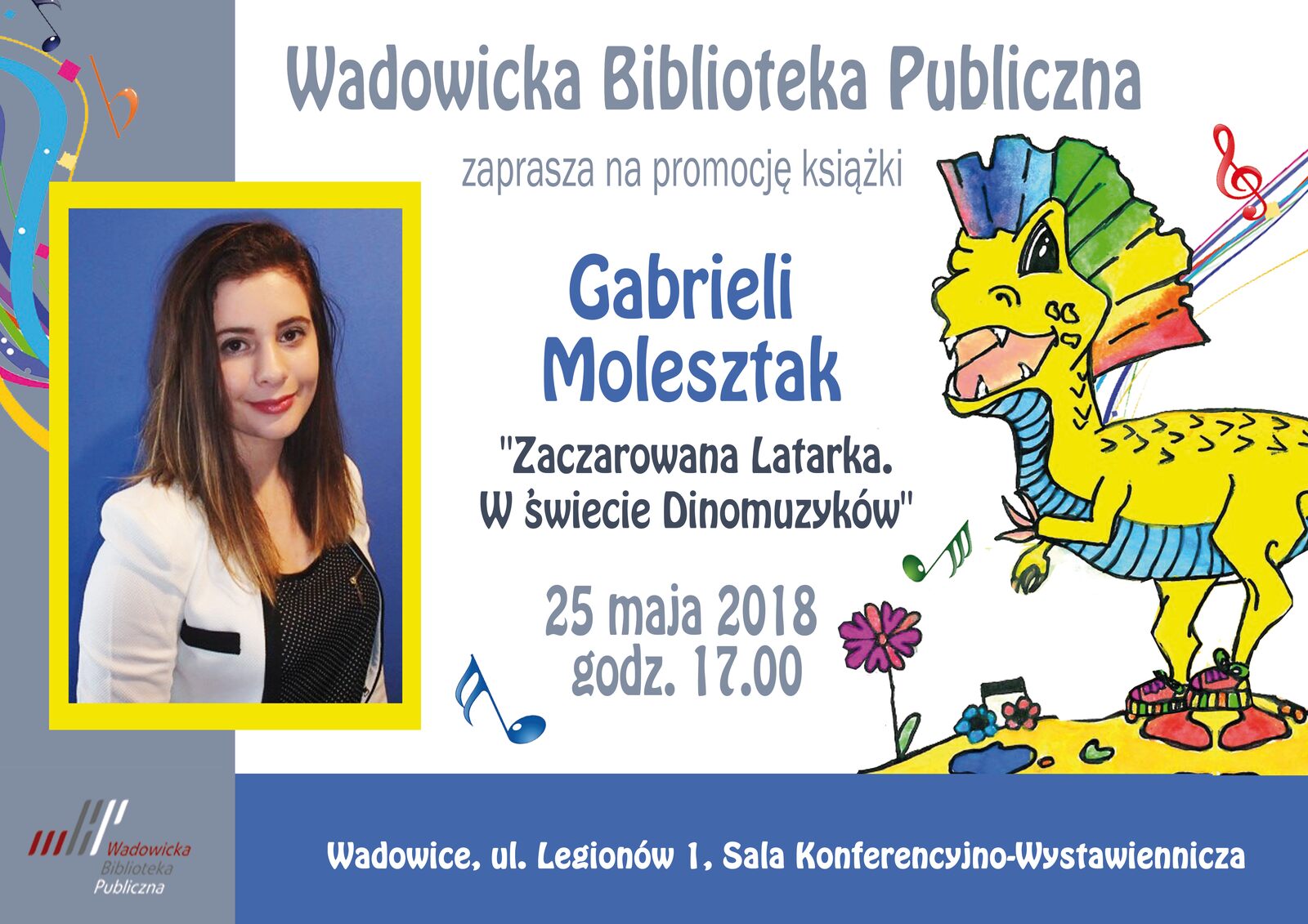 molesztakplakat1 - Spotkanie z Gabrielą Molesztak  - młodą pisarką z Choczni