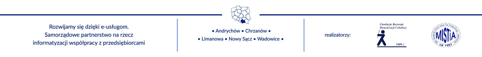 logo 2 - Nasze miasto bierze udział w projekcie FRDL MISTiA, który wspiera rozwój e-usług w małopolskich miastach