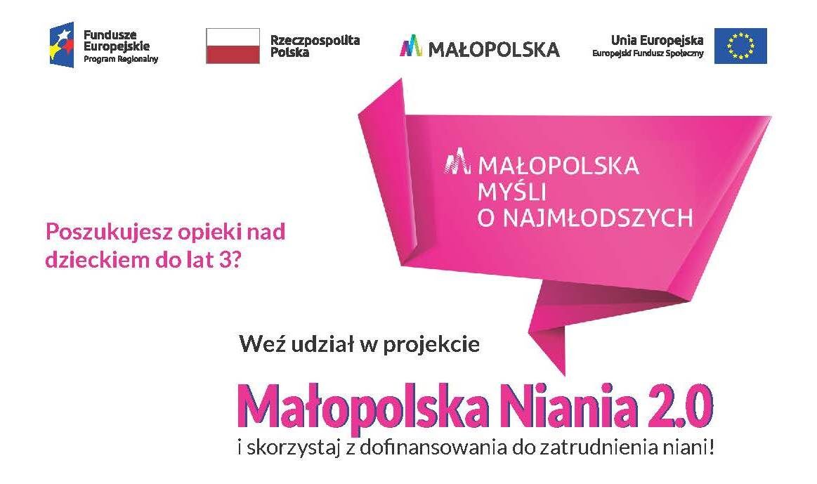 niania 03 - Wkrótce ruszy program "Małopolska Niania 2.0"
