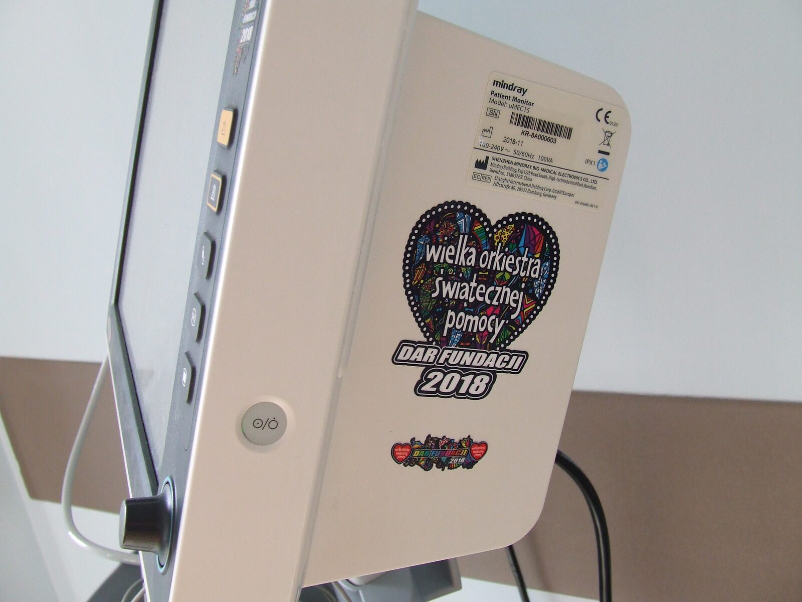 DSCF0525 kardiomonitor o dzieciecy - WOŚP zagrała dla wadowickiego szpitala