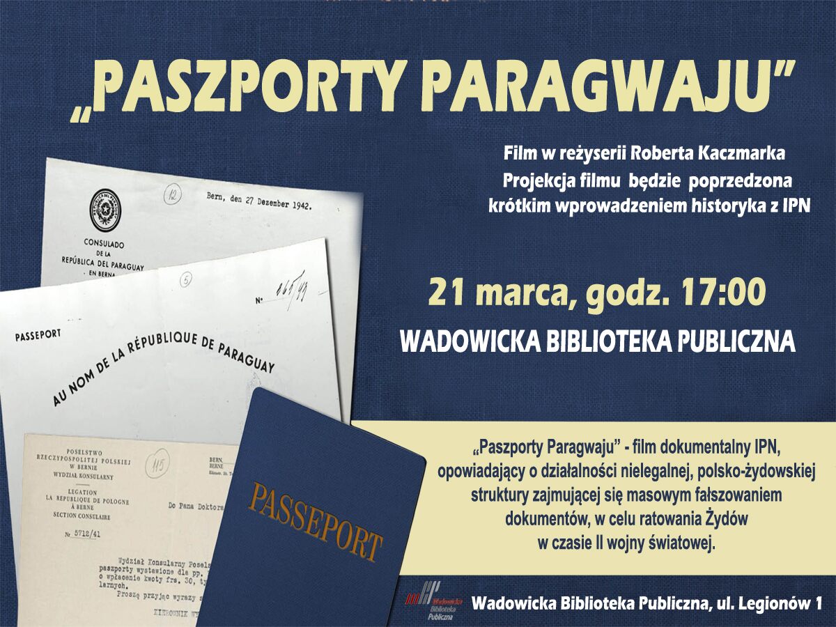 film paszparty plakat - „Paszporty Paragwaju”  pierwszy dokument o Grupie Berneńskiej
